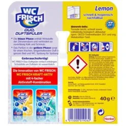 WC-Frisch WC-Duftspüler Duo-Duftspüler Lemon, 2-Phasen-Wirkung, Im Korb -Küche Fach Geschäft 7f3a18f7ef1df3ecb2e34eb83e726a383438ad4b wc duftspueler wc frisch duo duftspueler lemon