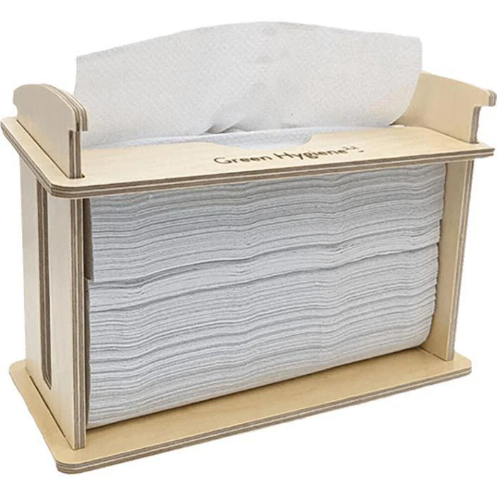 GreenHygiene Handtuchspender Küchenparty, Tischspender, Für Ingeborg, Holz, Braun 3 GreenHygiene Handtuchspender Küchenparty, Tischspender, Für Ingeborg, Holz, Braun