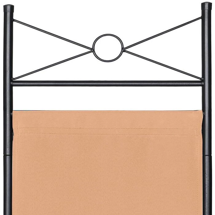 CASARIA Paravent Lucca, Innen, 4-teilig, Metall / Textil, Rose, 163 X 180 Cm 6 CASARIA Paravent Lucca, Innen, 4-teilig, Metall / Textil, Rose, 163 X 180 Cm – Bild 4