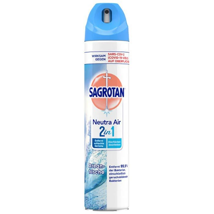 Sagrotan Raumduft Neutra Air 2in1, 300 Ml, Lufterfrischer & Flächendesinfektion, Ozeanfrische 3 Sagrotan Raumduft Neutra Air 2in1, 300 Ml, Lufterfrischer & Flächendesinfektion, Ozeanfrische
