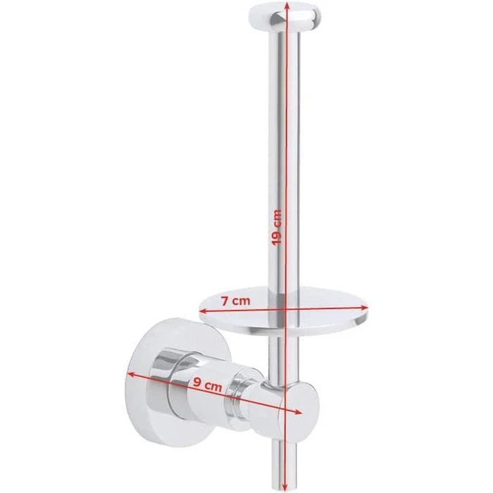 Tesa Toilettenpapierspender Loxx, 40285, Ohne Bohren, Ersatzrollenhalter, Für 1 Kleinrolle 4 Tesa Toilettenpapierspender Loxx, 40285, Ohne Bohren, Ersatzrollenhalter, Für 1 Kleinrolle – Bild 2