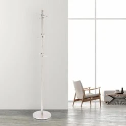 Jankurtz Garderobenständer Glasgow, 494300, Mit 12 Haken, Metall, Silber -Küche Fach Geschäft 81a3e9602f8a4a3c21832466fc8d71a83132d682 garderobenstaender jankurtz glasgow 494300