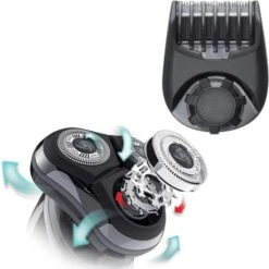 Remington Elektrorasierer R9 Ultimate, XR1570, Für Männer, Wet & Dry, Mit Trimmer, Schwarz -Küche Fach Geschäft 82397b6ce8c193cfed2ecf6baf6fa861a23d9b8f elektrorasierer remington r9 ultimate xr1570