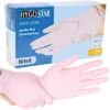 Franz-Mensch Einmalhandschuhe Safe Light, 27015, Nitril, Puderfrei, Rosa, 100 Stück, Größe L -Küche Fach Geschäft 82b846f3db36bf33bafee9399ed420424cf745dd einmalhandschuhe franz mensch safe light 27015