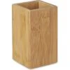 Relaxdays Zahnputzbecher Eckig, Bambus, Stehend, Braun -Küche Fach Geschäft 8396c43d701450a5f35be49c08c245960544e381 zahnputzbecher relaxdays eckig