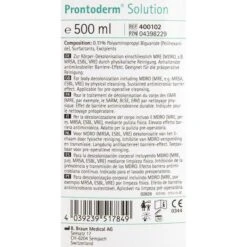 B.Braun Desinfektionsmittel Prontoderm, 400102, Hautdesinfektion, 500ml -Küche Fach Geschäft 855911ab64a630dacc5f5e8c46f5da31af105c37 desinfektionsmittel b.braun prontoderm 400102