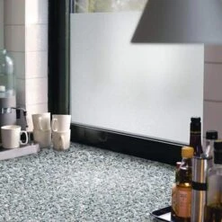 D-c-fix Fensterfolie Milchglasoptik, Milky, Selbsthaftend, 45cm X 1,5m -Küche Fach Geschäft 86d54df57f08e6b0745bc0e8208cef43cb0dc455 fensterfolie d c fix milchglasoptik milky