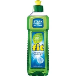 Fit Spülmittel Original, Vegan, Mikroplastikfrei, Höchste Spülkraft, Gegen Fett & Stärke, 500ml