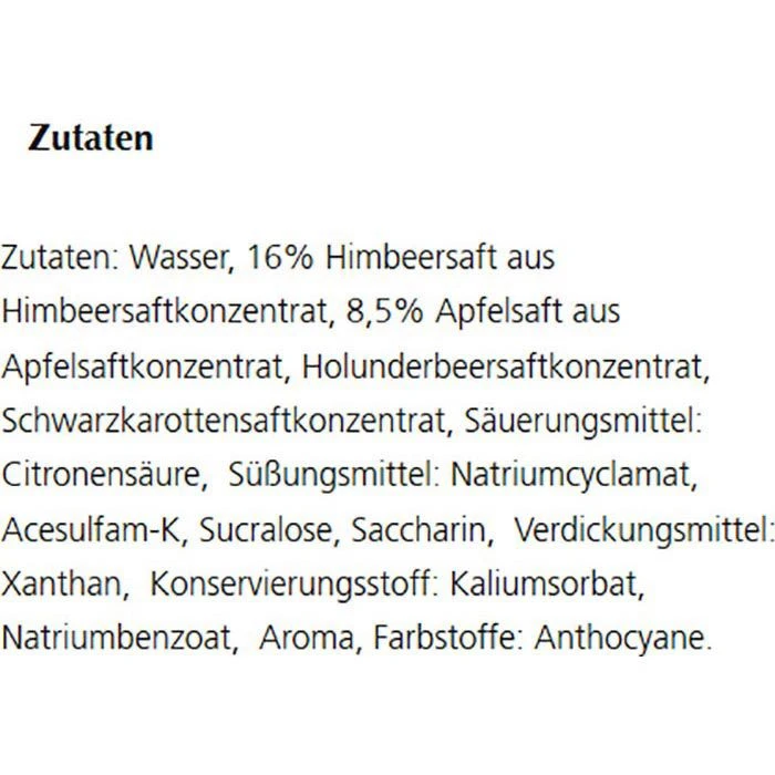 Mautner Sirup Himbeere 0%, Ohne Zucker, Für Ca. 29L Fertiggetränk, Je 700ml, 6 Flaschen 7 Mautner Sirup Himbeere 0%, Ohne Zucker, Für Ca. 29L Fertiggetränk, Je 700ml, 6 Flaschen – Bild 5