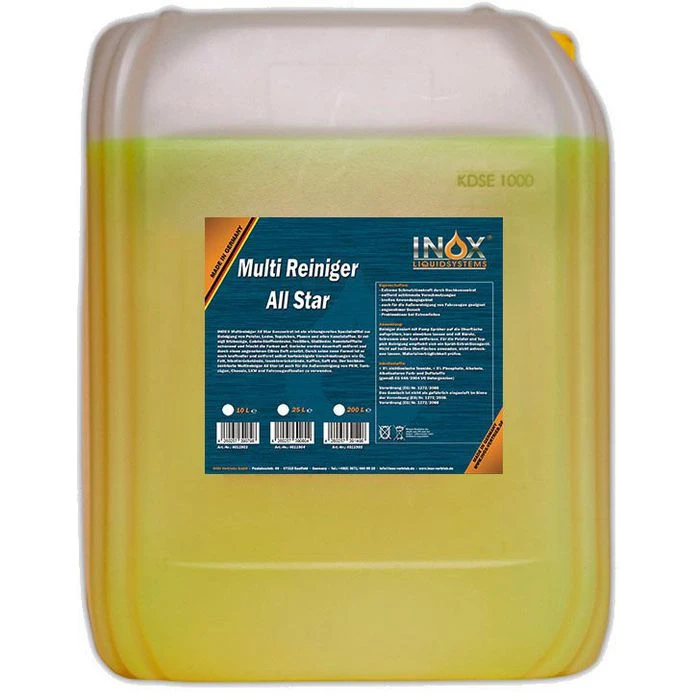 INOX Universalreiniger All Star, Multireiniger, Kfz Aktivreiniger, Kanister, 10 Liter 3 INOX Universalreiniger All Star, Multireiniger, Kfz Aktivreiniger, Kanister, 10 Liter