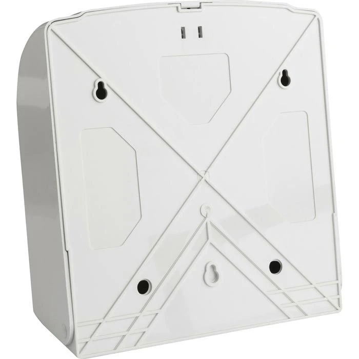 Handtuchspender Kunststoff, Für 300 Falthandtücher, Weiß 5 Handtuchspender Kunststoff, Für 300 Falthandtücher, Weiß – Bild 3