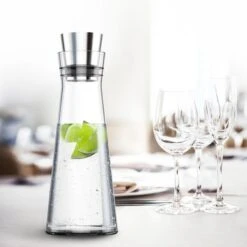 Emsa Karaffe Flow Slim Carafe 515675, Mit Deckel, 1 Liter -Küche Fach Geschäft 8da16f9e13015c0a7a5bfe2329153ee243fea52e karaffe emsa flow slim carafe 515675
