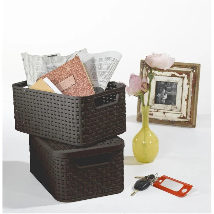 Curver Aufbewahrungsbox Style S 240646, 7L, Mit Deckel, Kunststoff, 29 X 20 X 14cm, 3 Stück 5 Curver Aufbewahrungsbox Style S 240646, 7L, Mit Deckel, Kunststoff, 29 X 20 X 14cm, 3 Stück – Bild 3