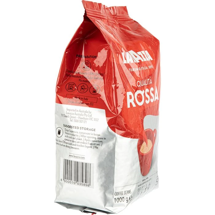 Lavazza Kaffee Qualita Rossa, Ganze Bohnen, 1kg 7 Lavazza Kaffee Qualita Rossa, Ganze Bohnen, 1kg – Bild 5