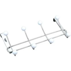 Wenko Kleiderhaken Lissa, 22679100, Für Die Tür, Weiß, Metall, 8 Haken -Küche Fach Geschäft 9369def784733bd6deb7347b0c6f3bcd0d3bc58a kleiderhaken wenko lissa 22679100