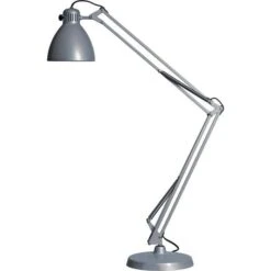 Luxo L-1 Schreibtischlampe LED Grau Standfuß