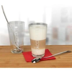 Ritzenhoff&Breker Kaffeegläser Lena, Set Mit Löffel, Latte Macchiato, 350ml, 4-teilig -Küche Fach Geschäft 955fa0d8cc47617739faa7460cdb60dcd53cd5a1 kaffeeglaeser ritzenhoffundbreker lena