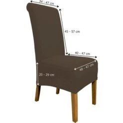 Scheffler-Home Stuhlhusse Lena, Braun, Stretchhusse, Set, 2 Stück -Küche Fach Geschäft 973af8861f97bd8b29013f2321aeb9e43ab45561 stuhlhusse scheffler home lena braun