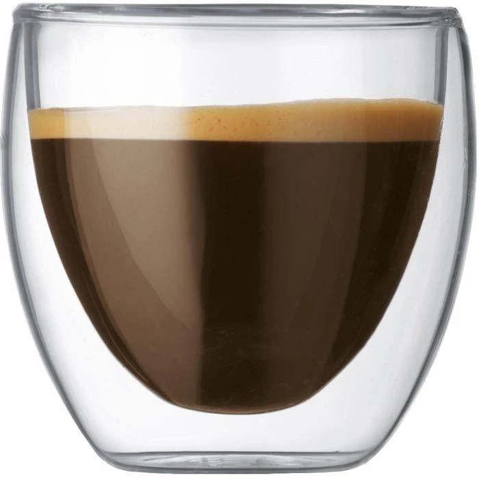 Bodum Kaffeegläser Set K4557-10, Doppelwandig, 80 & 350ml, 4-teilig 4 Bodum Kaffeegläser Set K4557-10, Doppelwandig, 80 & 350ml, 4-teilig – Bild 2