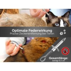 InstrumenteNRW Zeckenentferner PI-BB-052, Zeckenzange, Aus Edelstahl, Mit Haltebügel, Silber -Küche Fach Geschäft 9856efe2b3357a7e871feb515fc781d7e5ede541 zeckenentferner instrumentenrw pi bb 052