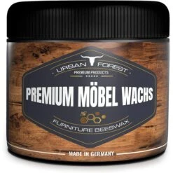 Urban-Forest Möbelpflege Premium Möbelwachs, Mit Bienenwachs, Farblos, Für Holz, 500 Ml