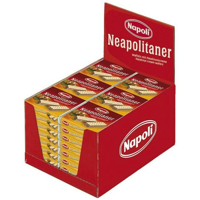 Napoli Waffeln Neapolitaner, Je 65g, 48 Stück 3 Napoli Waffeln Neapolitaner, Je 65g, 48 Stück