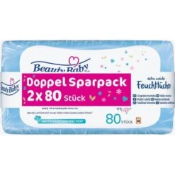 Beauty-Baby Feuchttücher Comfort, 170 Tücher, Parfümiert, Je 85 Stück, 2 Pack