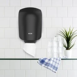 Katrin Handtuchspender Inclusive Centerfeed M, 92124, Kunststoff, Für Rollenhandtücher, Schwarz -Küche Fach Geschäft 9bccc3ca116fafe1d0df4385ec0292d76e6c7a0f handtuchspender katrin inclusive centerfeed m