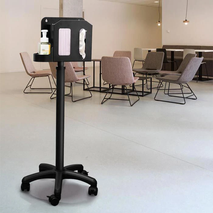 LogiLink Desinfektionsmittelspender HC0009, Mobile Hygienestation, Schwarz, 1000ml 6 LogiLink Desinfektionsmittelspender HC0009, Mobile Hygienestation, Schwarz, 1000ml – Bild 4