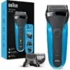 Braun Elektrorasierer Series 3 310BT Shave & Style, Für Herren, Wet & Dry, Mit Trimmer, Schwarz/blau -Küche Fach Geschäft 9ec581aeca890a4365bc67ba5287b57ba5a8aac8 elektrorasierer braun series 3 310bt shave und style