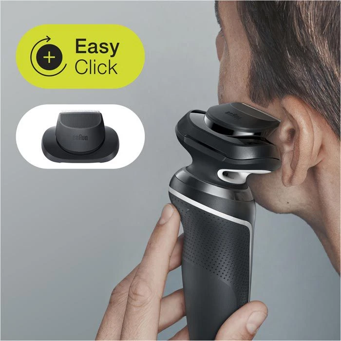 Braun Elektrorasierer Series 5 50-W4200cs, Weiß, Wet & Dry, Mit EasyClick-Präzisionstrimmer 4 Braun Elektrorasierer Series 5 50-W4200cs, Weiß, Wet & Dry, Mit EasyClick-Präzisionstrimmer – Bild 2