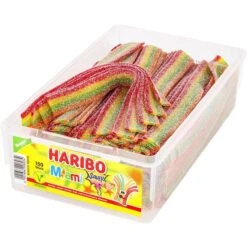 Haribo Fruchtgummis Pasta Miami Sauer, 150 Stück, 1125g