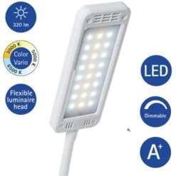 Maul Schreibtischlampe Maulpearly LED, Dimmbar, Weiß, Mit Standfuß -Küche Fach Geschäft a3e74d470c094cd9a0b1f9b30589565ae073c7aa schreibtischlampe maul maulpearly led