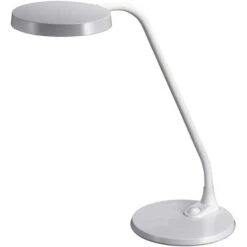 Eschenbach Schreibtischlampe Basic VisionLED, Weiß, Mit Standfuß