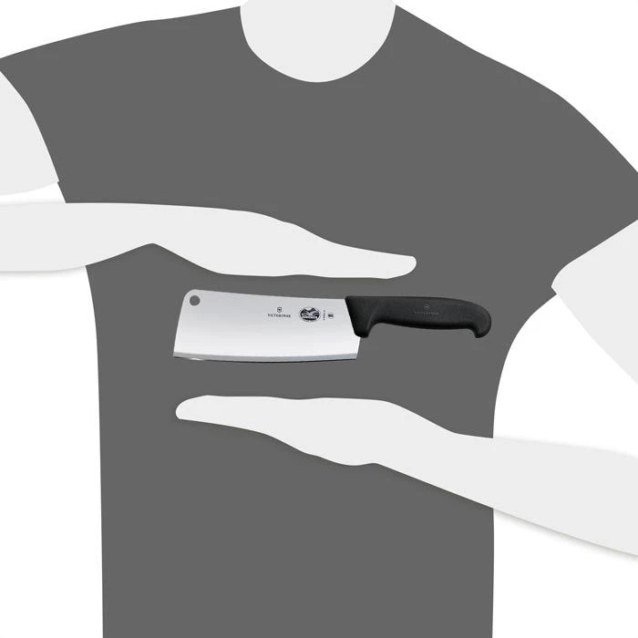 Victorinox Hackmesser Fibrox 5.4003.18, Küchenhaubeil, Edelstahl, 18cm Klinge, 320g 6 Victorinox Hackmesser Fibrox 5.4003.18, Küchenhaubeil, Edelstahl, 18cm Klinge, 320g – Bild 4