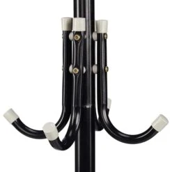 Relaxdays Garderobenständer 10035789, Mit 12 Haken, Metall, Schwarz -Küche Fach Geschäft b49fecb9eebb413530f0bec92e5dc8ab5e4e790b garderobenstaender relaxdays 10035789