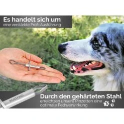 InstrumenteNRW Zeckenentferner PI-BB-052, Zeckenzange, Aus Edelstahl, Mit Haltebügel, Silber -Küche Fach Geschäft b614b4272f319264662e2f1f7530a53f6b70dcc1 zeckenentferner instrumentenrw pi bb 052