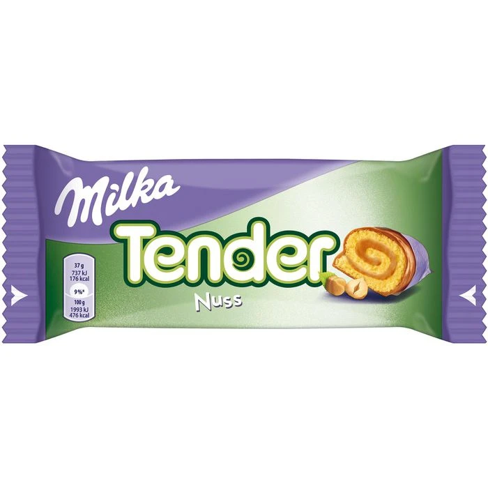 Milka Kuchen Tender Nuss, Je 37g, 21 Stück 4 Milka Kuchen Tender Nuss, Je 37g, 21 Stück – Bild 2