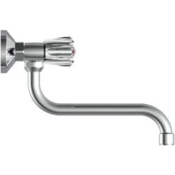 Schütte Waschtischarmatur Brillant, Chrom, Hochdruck, 360° Schwenkbar, Zur Wandmontage -Küche Fach Geschäft b93f0457e2f10e07d9267a516ada8be307b228c4 waschtischarmatur schuette brillant chrom