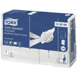 Tork Papierhandtücher Xpress Advanced, 129089, H2, 2-lagig, Interfold-Falz, 21,3 X 25,5cm, 4200 Stück -Küche Fach Geschäft ba99c2c7317a9b2035867c80cba11e0f95a4322c papierhandtuecher tork xpress advanced 129089 h2