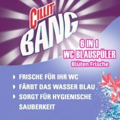 Cillit-Bang WC-Duftspüler Blue Wave 6 Blüten, Frische, Im Korb 10 Cillit-Bang WC-Duftspüler Blue Wave 6 Blüten, Frische, Im Korb -Küche Fach Geschäft baf2123ab12b7097875e7694730b69d5e7d403a4 wc duftspueler cillit bang blue wave 6 blueten