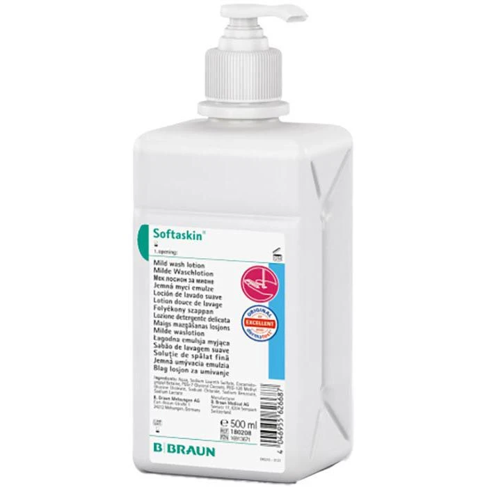 B.Braun Seife Softaskin Milde Waschlotion, Pumpspender, PH-hautneutral, 500ml 3 B.Braun Seife Softaskin Milde Waschlotion, Pumpspender, PH-hautneutral, 500ml