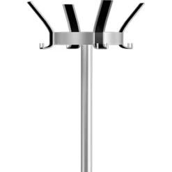 Kerkmann Garderobenständer New Public, 6284, Mit 12 Haken, Metall, Silber / Schwarz -Küche Fach Geschäft bcbc949992987f6931146d78816e16204feefcfa garderobenstaender kerkmann new public 6284