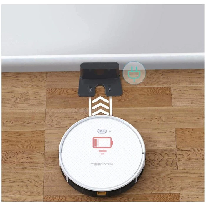 Tesvor Saugroboter X500 Pro, Ladestation, Wischfunktion, Laufzeit 120 Minuten 9 Tesvor Saugroboter X500 Pro, Ladestation, Wischfunktion, Laufzeit 120 Minuten – Bild 7