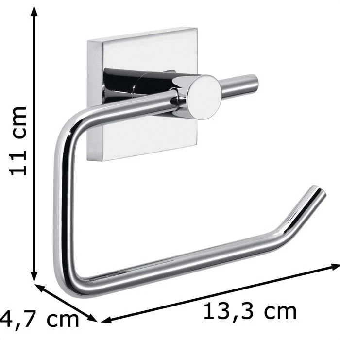 Tesa Toilettenpapierspender Ekkro, 40232, Ohne Bohren, Metall, Für 1 Kleinrolle, Silber 7 Tesa Toilettenpapierspender Ekkro, 40232, Ohne Bohren, Metall, Für 1 Kleinrolle, Silber – Bild 5