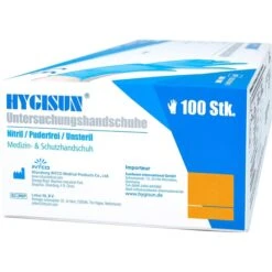 HYGISUN Einmalhandschuhe Intco Nitril, Puderfrei, Blau, 100 Stück, Größe M 10 HYGISUN Einmalhandschuhe Intco Nitril, Puderfrei, Blau, 100 Stück, Größe M -Küche Fach Geschäft c1f55e40cca1621dc76a1e4644f3be2eb0859f76 einmalhandschuhe hygisun intco nitril puderfrei