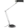 Alco 988 Schreibtischlampe Silber Schwarz