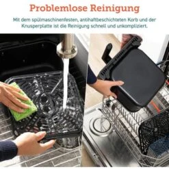 Cosori Fritteuse Dual Blaze XXL, CAF-P583S-KEUR, 1700 W, Heißluftfritteuse, Mit App, Für 6,4 Liter -Küche Fach Geschäft c590f331cf25b08c54310ce2a738f6d7b2c4a39a fritteuse cosori dual blaze xxl caf p583s keur