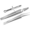 InstrumenteNRW Zeckenzange PI-Set-291, Edelstahl, Für Mensch Und Tier, Profi-Qualität, 3-teilig -Küche Fach Geschäft c80321295707866976554fe77e6ac7484165d75b zeckenentferner instrumentenrw fuer mensch und tier