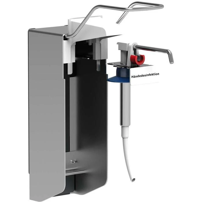 CWS Desinfektionsmittelspender MediLine 718V, Universalspender, Kurzer Armhebel, Aluminium 500ml 3 CWS Desinfektionsmittelspender MediLine 718V, Universalspender, Kurzer Armhebel, Aluminium 500ml